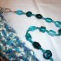 Knitted Beaded Handle Purse