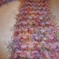 White and Candy Colored Girls Scarf