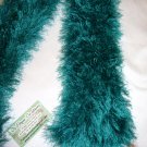 Teal Fun and Furry Scarf