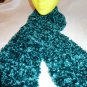 Dark Teal Plush Scarf