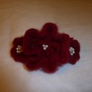 Red Rose Hair Clip
