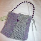 Purple & Gray Tote Bag/Purse