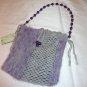 Purple & Gray Tote Bag/Purse