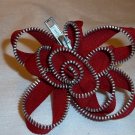 Red Zipper Flower