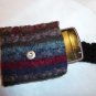 Felted Stripe Smart Phone Pouch