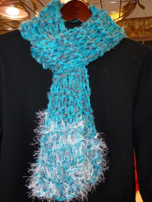 Teal Sparkle Scarf