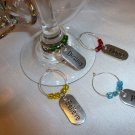 Wine Glass Charms