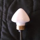 (6) White drawer knobs drawer pulls umbrella shaped