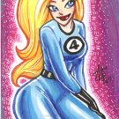 Invisible Woman Original Sketch Card by Arie Monroe
