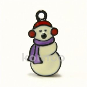 Snowman charm