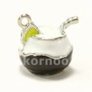 Tropical drink pendant or charm