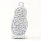 Enameled russian nesting doll charm