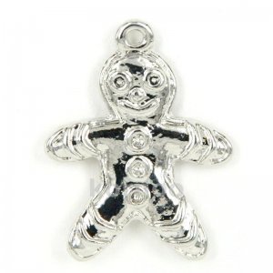 Gingerbread man charm