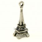 Eiffel tower charm in silver