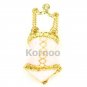 Enamel Sexy Pink Corset charm