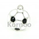 Enamel FootBall Charm