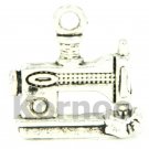 Silver Sewing Machine Charm