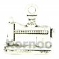 Silver Sewing Machine Charm