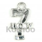 Lucky Seven Charm in Silver