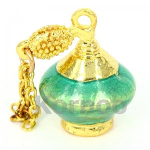 Lovely 3D Gold Perfume Atomizer Charm