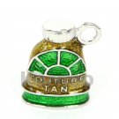 3D Silver Vintage Flask Charm