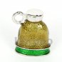 3D Silver Vintage Flask Charm