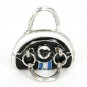 3D Enamel Black Sporty Handbag Charm