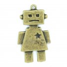 Big Robot with Star Heart Charm