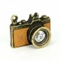 Lomo Camera Charm with Leather Side and RhineStone Lens