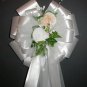 REAL SEASHELLS (Beach) Pew Bows - Wedding