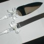 Calla Lily Wedding/Anniver. Cake Server and Knife Set