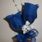ROYAL BLUE Rose Buds Corsage - Wedding - Prom - Anniversary