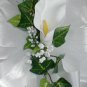 White Calla Lily Pew Bows