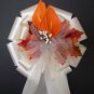 Ivory/Fall Autumn Pew Bows
