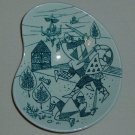 Nymolle Porcelain Denmark Art Faience Side Dish - A Scene With Knights