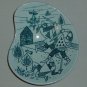 Nymolle Porcelain Denmark Art Faience Side Dish - A Scene With Knights