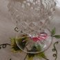 Diamond Point Footed Creamer with Applied Handle - Antique Pressed Glass