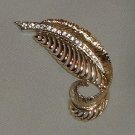 Vintage Brooch by Marboux - Feather with Rhinestones