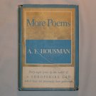 More Poems, AE Housman, 1936 Knopf