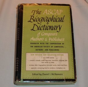The ASCAP Biographical Dictionary 1952 Second Edition