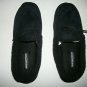 Mens Black Sherpa Trim Memory Foam Slippers By Weatherproof Size Medium
