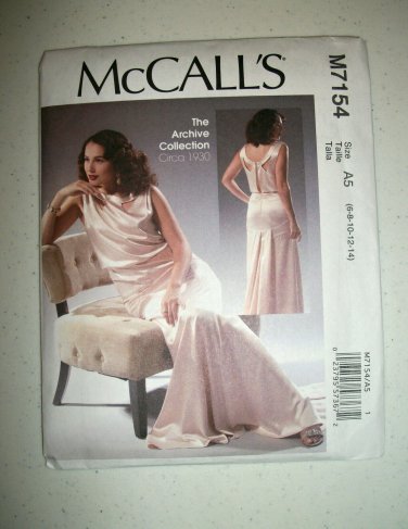 Gorgeous Nostaglic Gown Sewing Pattern By McCalls Archive Collection Sizes 6-14