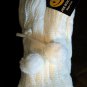 Joe Boxer Off-White Pom Poms Slipper Socks Size Medium (7-8)