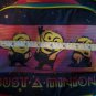 Multicolor Bust A Minion Back Pack With Lunch Bag