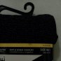 One Pair Shimmering Black Footless Fleeced Tights Size M/L