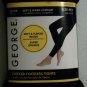 One Pair Shimmering Black Footless Fleeced Tights Size M/L