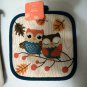 Three Peice Fall PotHolder Oven Mitt Set