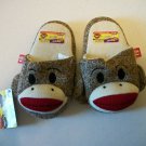Maxx the Sock Monkey Kids Unisex Slippers Size 11/12 Small Youth