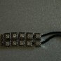 Stylish Silver & Black Clear Gem Bracelet