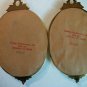 Two Vintage Hand Needlework Plagues Featuring Birds By Cathy Needlecraft